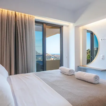 וילה Sigma Villa, Private Swimming Pool Garden, Panoramic Sunset העיירה רתימנו