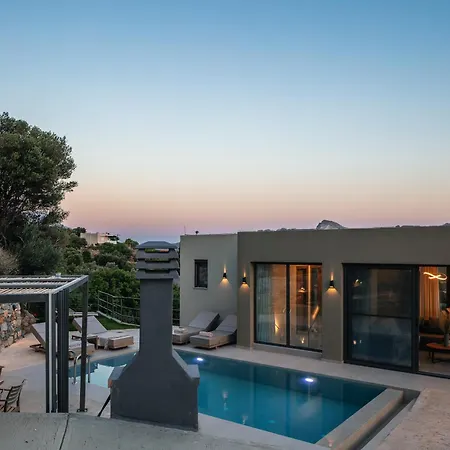 Sigma Villa, Private Swimming Pool Garden, Panoramic Sunset וילה העיירה רתימנו
