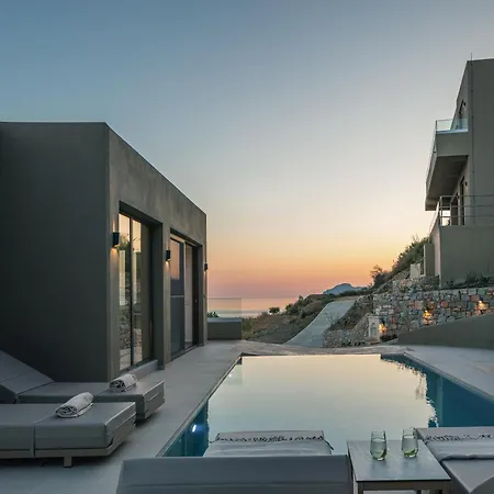 וילה Sigma Villa, Private Swimming Pool Garden, Panoramic Sunset *